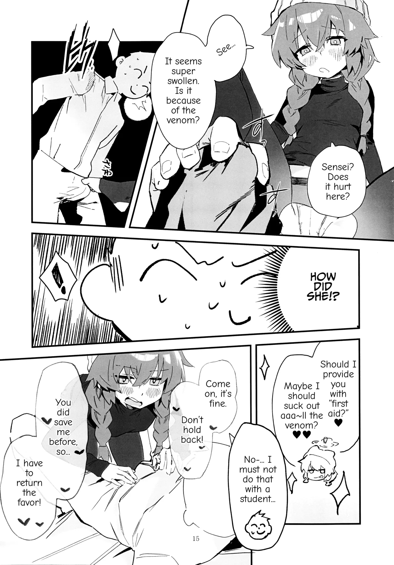 Hentai Manga Comic-Maki was bitten by a snake!?-Read-14